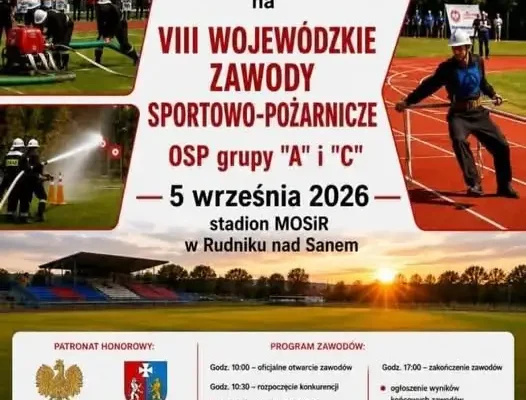 Drużyna OSP z Rudnika nad Sanem powalczy w wojewódzkich zawodach sportowo-pożarniczych