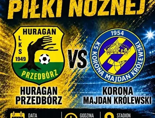 Korona zagra na wyjeździe z Huraganem Przedbórz. Kibice szykują wyjazd