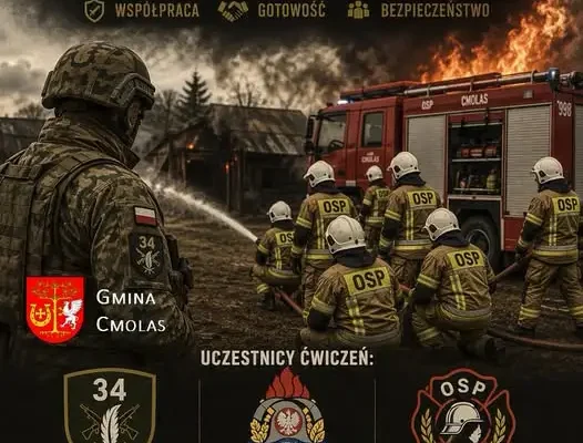 Ćwiczenia służb ratowniczych i wojska w Gminie Cmolas – 26 września