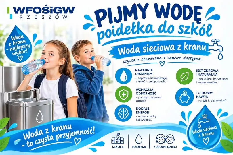 Gmina Raniżów stawia na wodę – poidełka w czterech szkołach