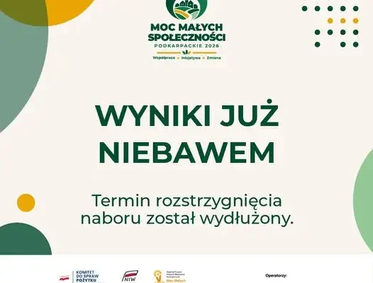 Nabór „Moc Podkarpackich Społeczności 2026” – wyniki ogłoszone zostaną później
