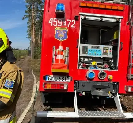Pożar lasu w gminie Dzikowiec. Ćwiczenia KOLBUSZOWA 2026 z udziałem ponad 190 strażaków