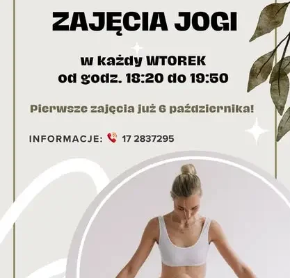 Joga w SOK Cmolas – zajęcia już trwają, kolejne spotkania w każdy wtorek