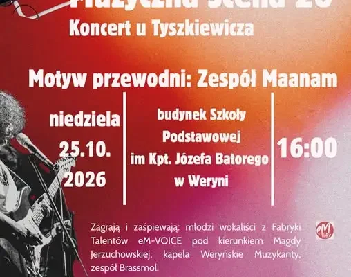 Koncert u Tyszkiewicza w Weryni – muzyczne hołd dla Maanamu i lokalnych tradycji