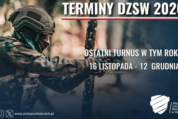 Ostatnie w tym roku szkolenie wojskowe w Mielcu – start 16 listopada