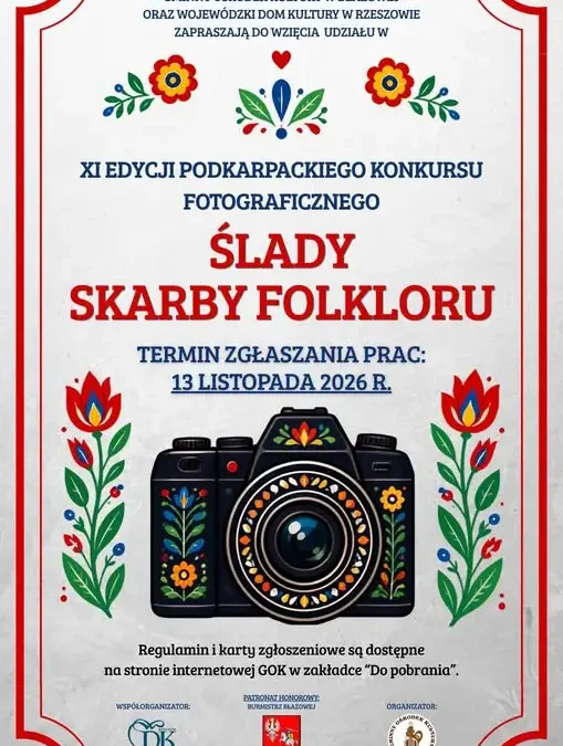 XI Podkarpacki Konkurs Fotograficzny „Ślady – Skarby Folkloru” – nabór prac do 13 listopada