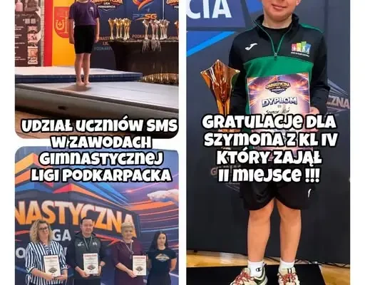 Młodzi gimnastycy z SMS Kolbuszowa z sukcesami w Lidze Podkarpacia
