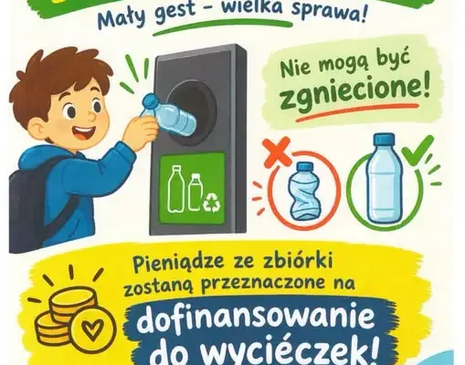 Szkolna zbiórka butelek zwrotnych wesprze wycieczki uczniów