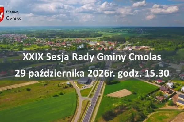 XXIX Sesja Rady Gminy Cmolas – 29 października 2026 r.