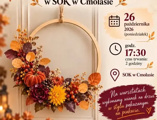 Nowy sezon zajęć w SOK w Cmolasie – pierwsze spotkanie 26 października