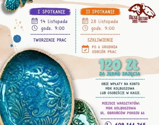 Warsztaty ceramiczne w MDK Kolbuszowa – stwórz własne rękodzieło