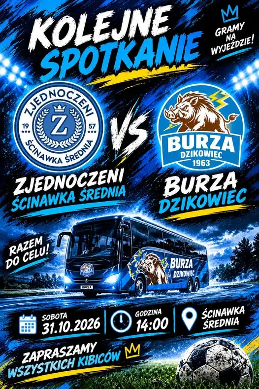 Burza Dzikowiec zmierzy się z liderem A-klasy. Wyjazdowy mecz w Ścinawce Średniej